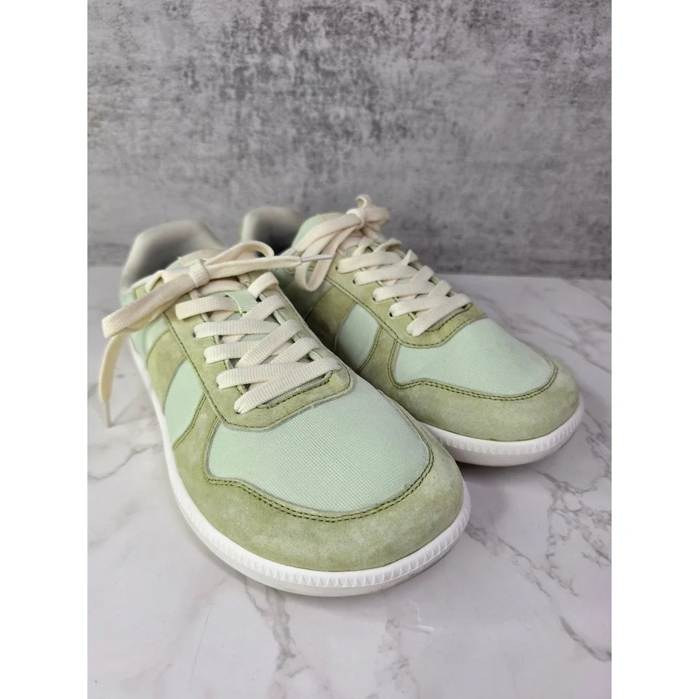 Whitin Barefoot Sneakers Green Minimalist Wide Toe Box Shoes Womens EU40/US9.5